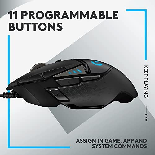 Logitech G413 SE Mechanical Gaming Keyboard and Logitech G502 HERO High Performance Gaming Mouse Bundle