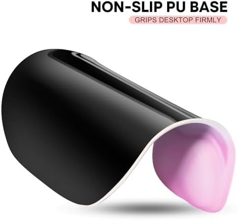 JIKIOU Ergonomic Mouse Pad with Gel Wrist Rest 2Pack,Portable Small Rainbow