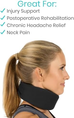 Vive Cervical Collar Neck Brace for Neck Pain and Support for Women & Men