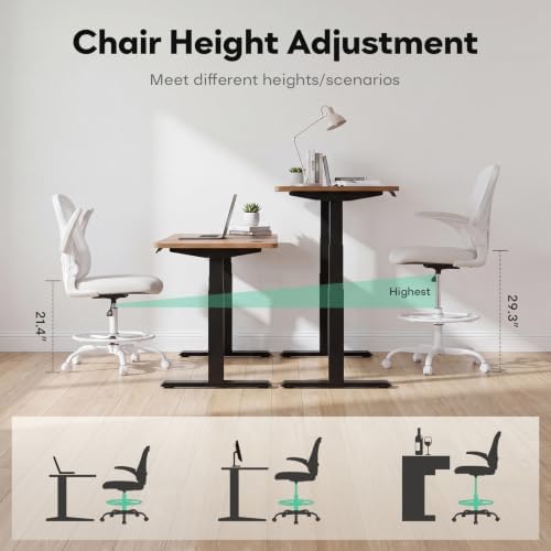 Ergonomic Drafting Chair, Tall Office Chair for Standing Desk
