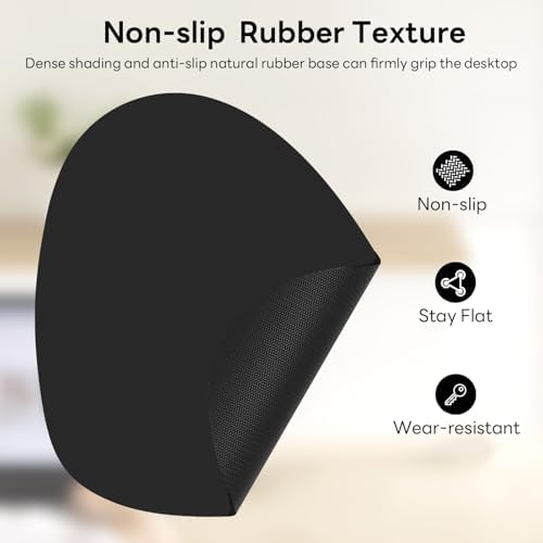 Water Drop Mouse Pad 7.3x8in Non-Slip for Laptop, Pink