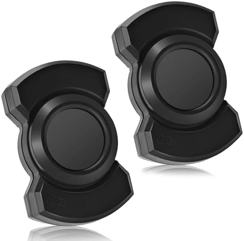 3-in-1 Fidget Spinner Toy for Adult Metal Slider Clicker Spinner Magnetic for Adult Men Office Desk Toy Stress Anxiety Relief ADHD Magnet EDC Cool Gadget Gifts Easter Basket Stuffer - 2PC Black