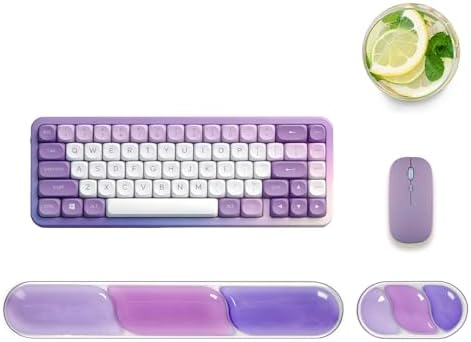 Gel Wrist Rest for Mouse and Keyboard,Ergonomic Computer Pad for Typing