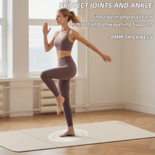 Foldable Yoga Mat Thick 0.32"(8mm)