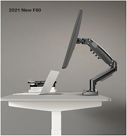 F80 Gas Spring 17-30 Inch Desktop LED LCD Monitor Mount Holder Arm Ergonomic Gas Strut Flexi Mount Load 2~9kgs (with 1xUSB3.0)
