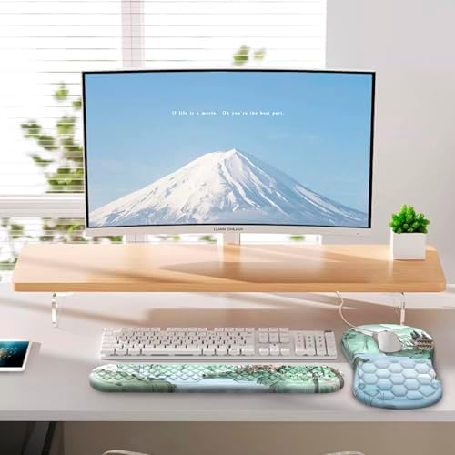 Ergonomic Mouse Pad Wrist Rest, 2 in 1 Keyboard Pad for Office