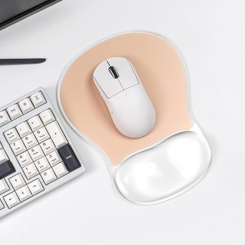 Cooling Mouse Pad with Gel Wrist Rest Support, Ergonomic Desk Accessories