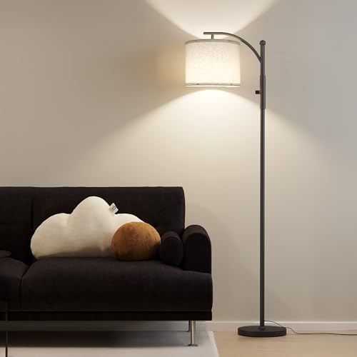SUNMORY Dimmable Arc Floor Lamps for Living Room, Modern Floor Lamp