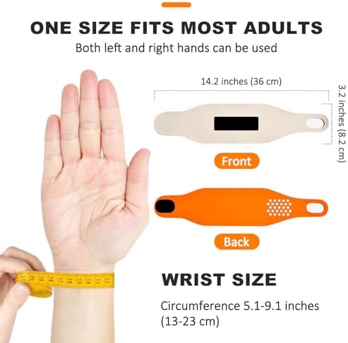 Ulnar Wrist Brace for Right & Left Hand, Ultra-Thin Elastic Wrist Wrap Compression for TFCC Tear and Repetitive Wrist Use Injury, Wrist Support for Carpal Tunnel, Tendonitis, Pain Relief (Beige)
