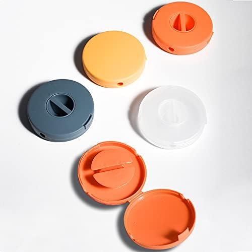 SITAKE 4PCS Cable Management, Retractable Portable Cord Organizer, 4 Colors Flexible Cable Organizer for Home Office Classroom (Round)