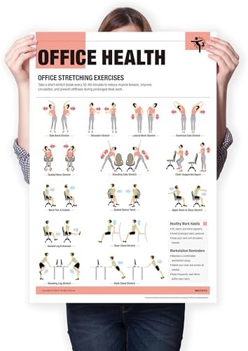 inkfonts Office Stretching Exercises Poster