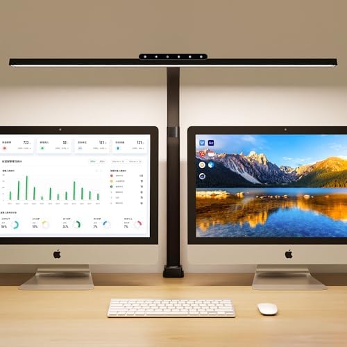 24W LED Desk Lamp with Clamp, 2100LM Ultra Bright Architect Desk Light