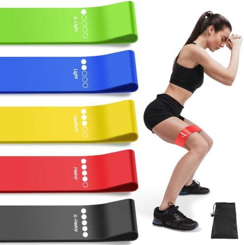 Resistance Bands for Working Out, 5 Levels Elastic Exercise Bands