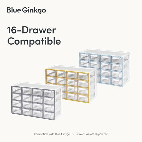 Blue Ginkgo 16-Drawer Cabinet Dividers, 16-Pack