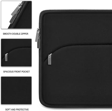 Laptop Sleeve 17 inch, Portable Monitor Protective Cover with Front Pocket