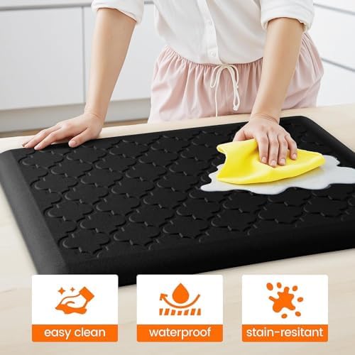 4/5 Inch Thick Anti-Fatigue Kitchen Mat Comfort Standing Floor Mat for Home