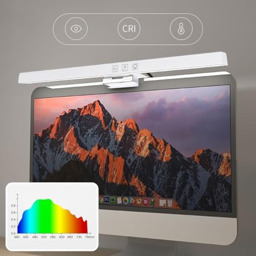 Dimmable LED Monitor Light Bar Hanging Table Lamp for Home Office Game