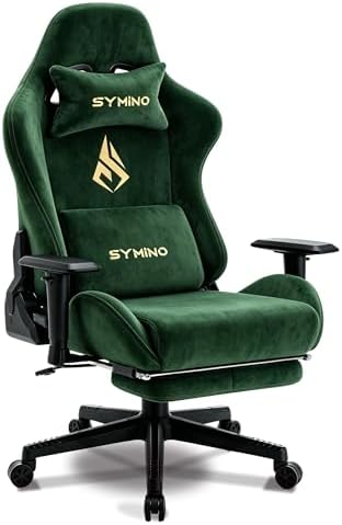 Symino Ergonomic Gaming Chair with 155° Recline & Footrest