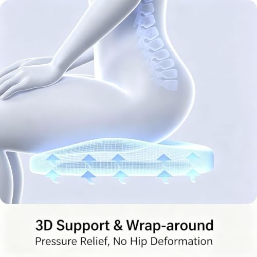 Memory Foam Seat Cushion for Office Chair, Ergonomic Office Chair Cushion
