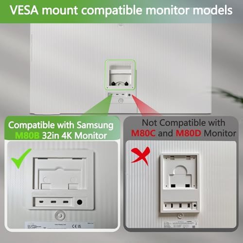 M80B Monitor Stand Compatible with Samsung M8 Series 32in 4K Monitor