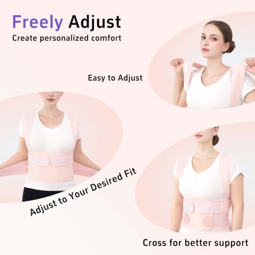 Back Brace Posture Corrector for Women and Men Comfortable Upper Support