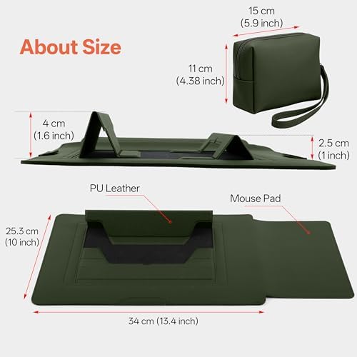 13-14 Inch Protective Laptop Sleeve with Stand, for MacBook Pro/MacBook Air