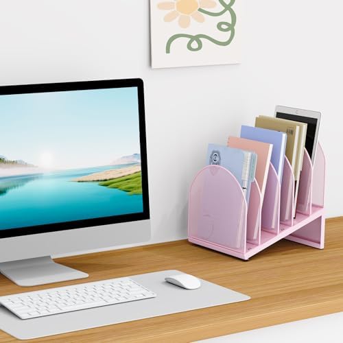 5-Section Desk File Organizer