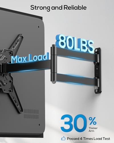 USX STAR Corner TV Wall Mount Long Arm Full Motion for 42 50 55 65 inch TVs
