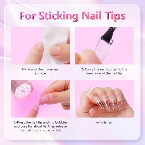 Makartt Flash Cure UV Nail Lamp for Gel Nails Rechargeable Gooseneck Design