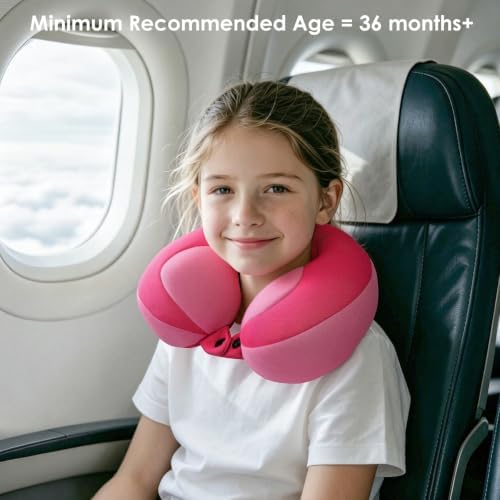 INFANZIA Kids Travel Neck Pillow for Ages 3 Years and up,for CarSeat Plane