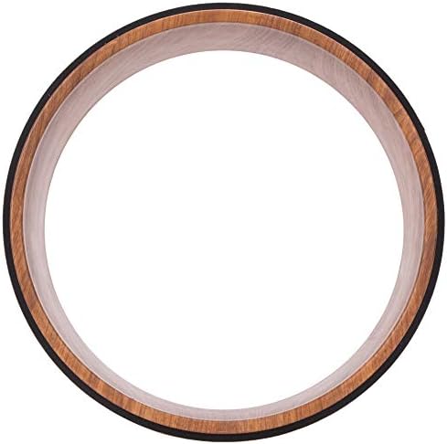 GLOGLOW Back Pain Relief Yoga Wheel, 5mm Thick PU Rubber