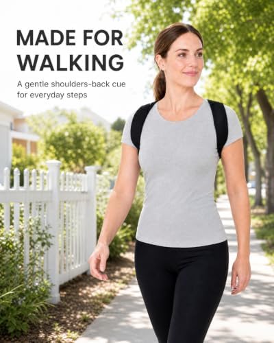 Women's Shoulder Posture Corrector for Walking, Upper Back Support