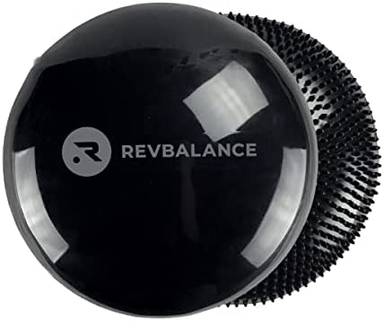 Revbalance Adjustable Wobble Cushion and High Density Rocker Combo for Balance Training, Recovery, and Physical Therapy