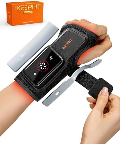 Heated Wrist Brace for Pain Relief, Carpal Tunnel Arthritis, FSA Gift HSA