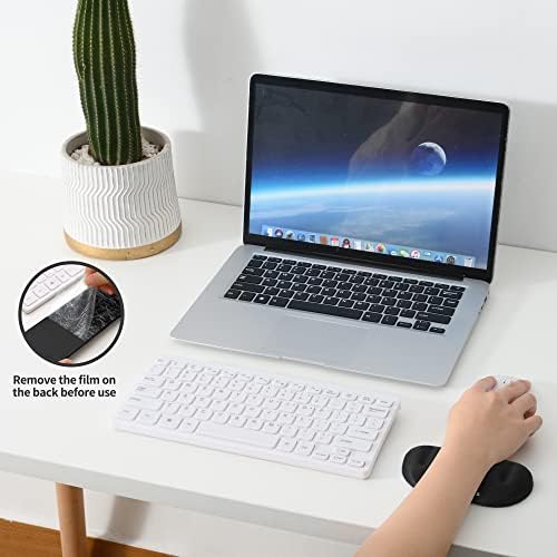 Univo Colors Black Superfine Memory Foam Wrist Rest Soft Gel Ergonomic Mouse Pad Wrist Support for Mouse, Gaming, Computer, Laptop, Office