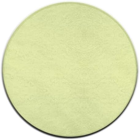 Highly Premium Quality Floor Mat, Office Chair Decor Mat, Room Sofa Yoga Soft Round Carpet Yellow, 36inch
