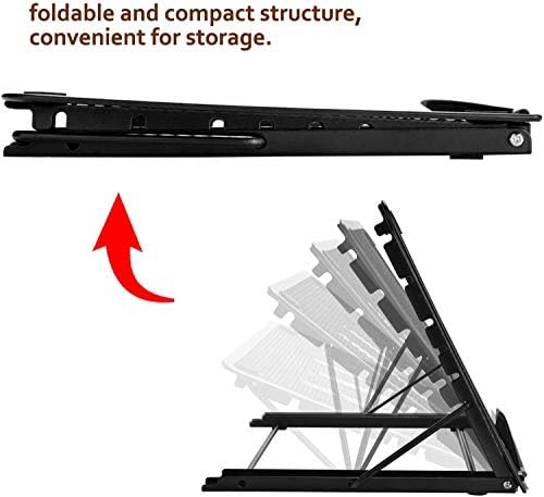 Huacan Light Box Pad Stand, Multifunction 7 Angle Points Skidding Prevented Tracing Holder for Laptop LED Light Table，7.48 x 9.45 inches