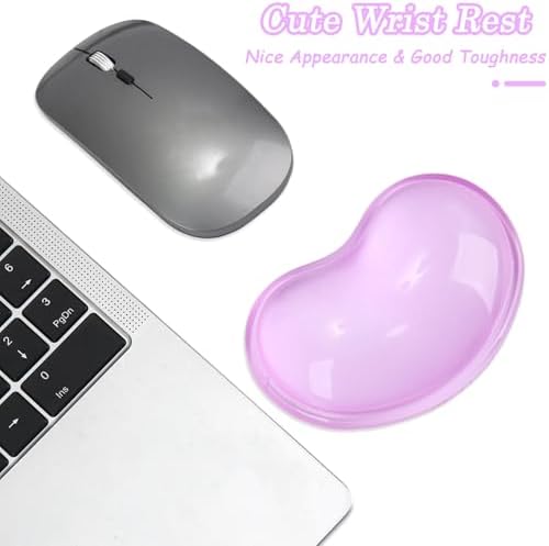 Gel Keyboard & Mouse Wrist Rest Set - Keyboard Wrist Rest Pad & Mouse Support for Office Gaming Pad Computer Laptop Ergonomic Comfortable Pain Relief- Pad Set (Mouse Support Set)