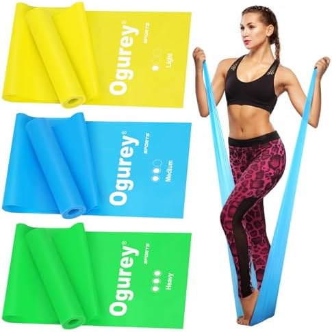 Resistance Bands, Professional Exercise Bands, Physical Therapy Bands for Strength Training, Yoga, Pilates, Stretching, Recovery, Stretch Elastic Band for Working Out, Workout Bands for Home Gym