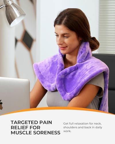 CooCoCo FSA Eligible Back Heating Pads for Women Grandma, Purple