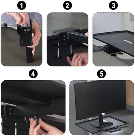 Desk Extender Tray, 22 x 10 Inch