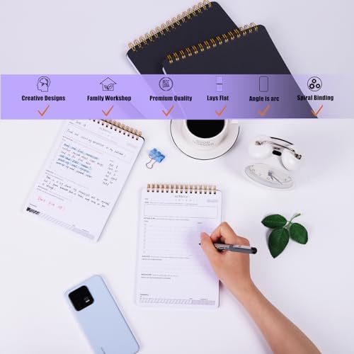 ZERONE CENTRE Actionable Goal Planning Notepad W/Progress Tracking