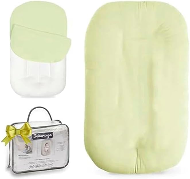 Baby Lounger Newborn 0-24 Months, Home and Travel Infant Cushion-Yellow