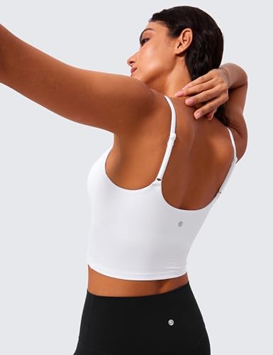 CRZ YOGA Butterlift Scoop Neck Crop Tank Top