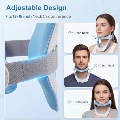Neck Brace for Neck Pain and Support, Adjustable & Foldable Design