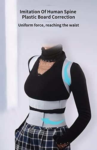 Women's Invisible Back Brace Posture Corrector Chest Support Tummy Tuck Support Shoulder Straightener Poor Posture Correction Belt Help Health and Relaxation(Small)