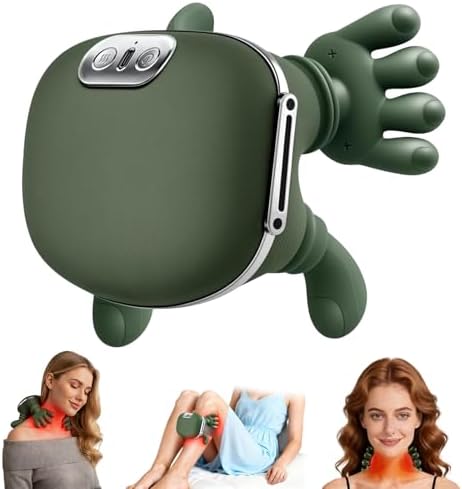 Neck Shoulder Massager with Heat, 4D Bionic Kneading Deep Tissue Relief