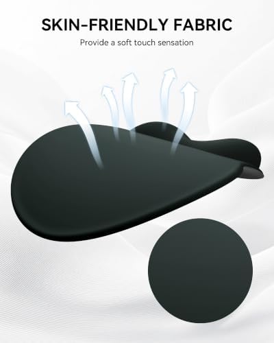 Mouse Pad with Wrist Rest for Desktop Large Ergonomic Mouse Mat(Black+Gray)