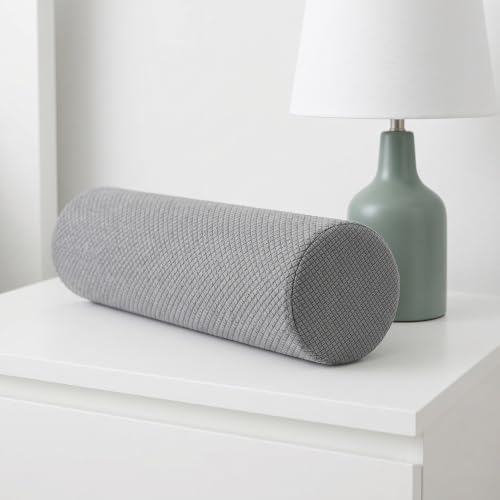 Cylindrical Memory Foam Neck Pillow, 17x4 Inch Support Cushion