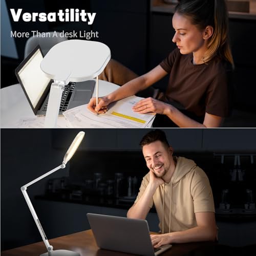 LitONES LED Desk Lamp for Home Office, Soft Edge-lit Design, Modern Style